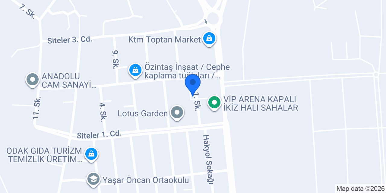 Cömertoğlu İnşaat Malzemeleri konumu