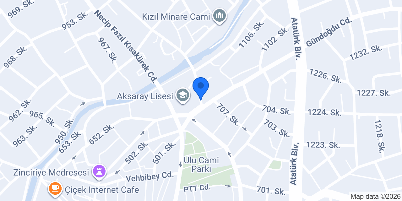 Oses Çiğ Köfte konumu