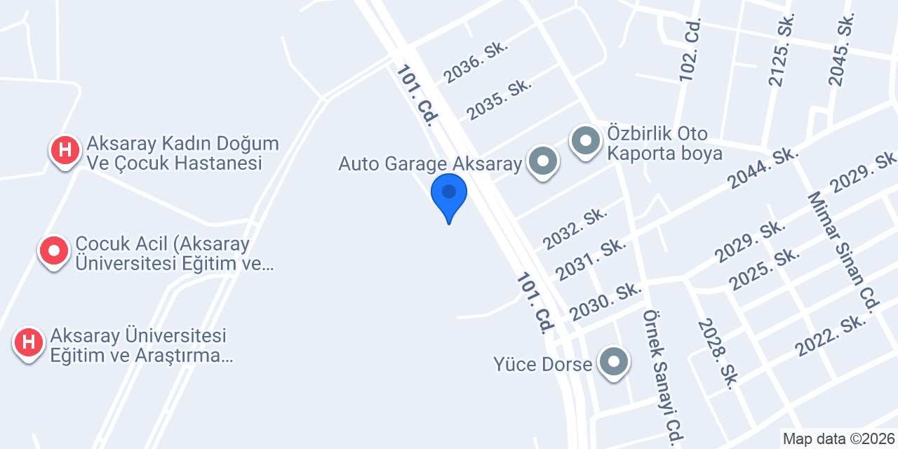 Oto Ceylan konumu