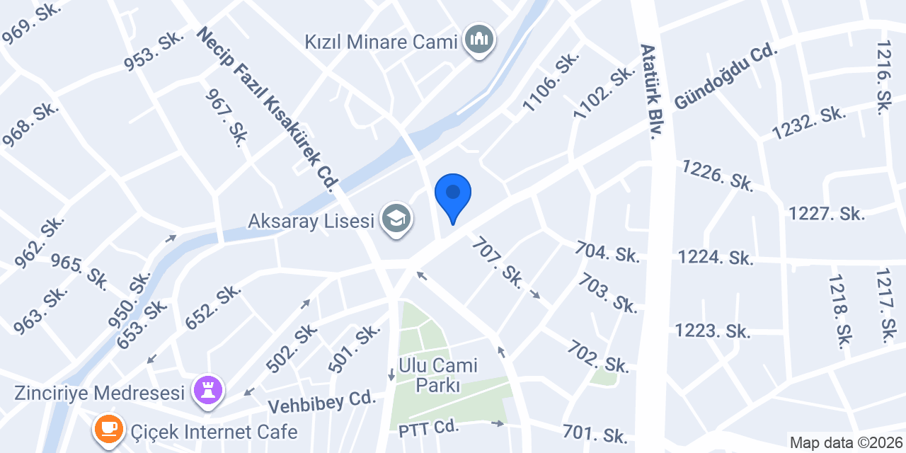 Palmiye Pastanesi konumu