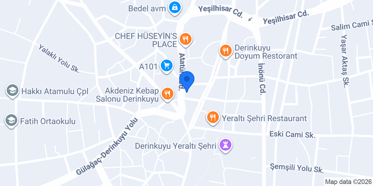 Oses Çiğ Köfte konumu