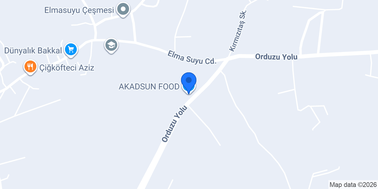 AKADSUN FOOD konumu