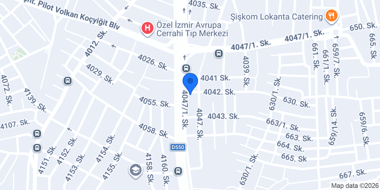 Vakıf Katılım Karabağlar Şubesi konumu