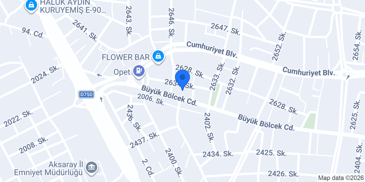 DETAY CAM BALKON AKSARAY konumu