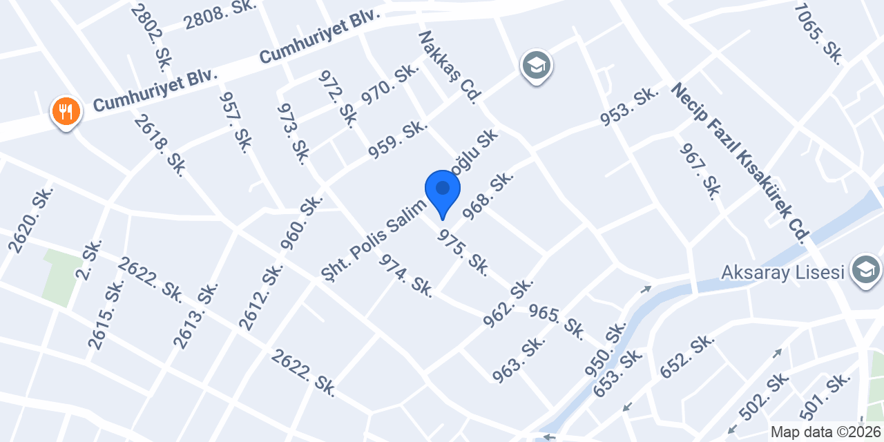Aksaray İlaçlama Pest Kontrol konumu