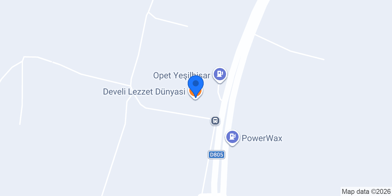 Develi Lezzet Dünyasi konumu