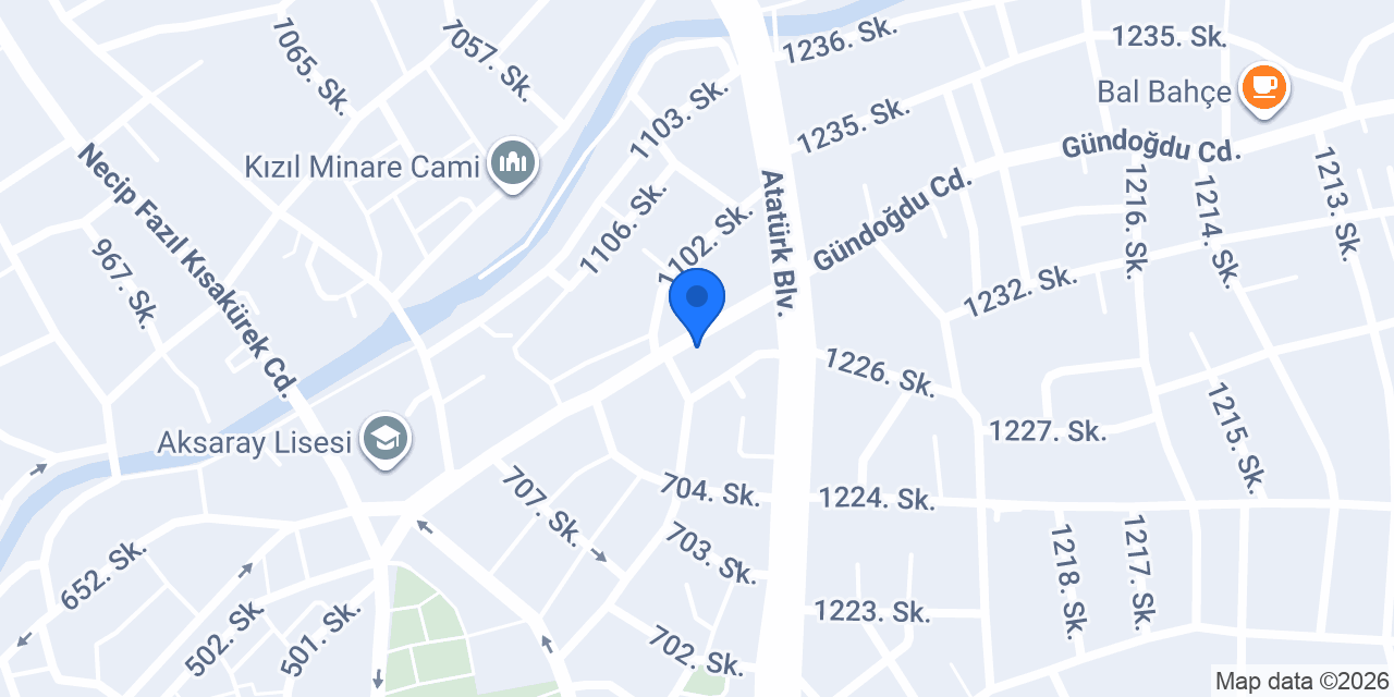 Ceviz Mobilya Aksaray konumu