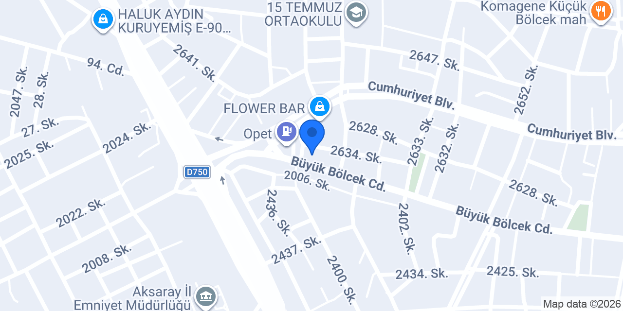 Gaziantep Pide Salonu konumu