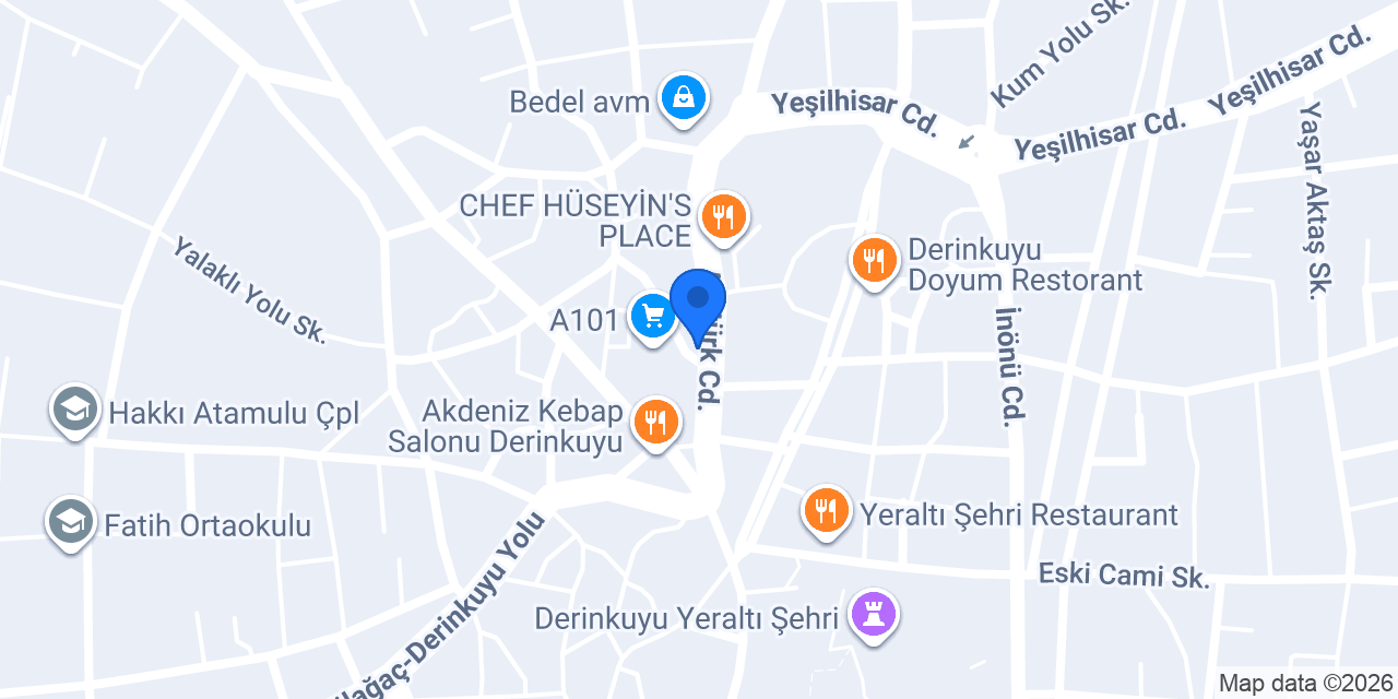 Bedel Veteriner Kliniği konumu
