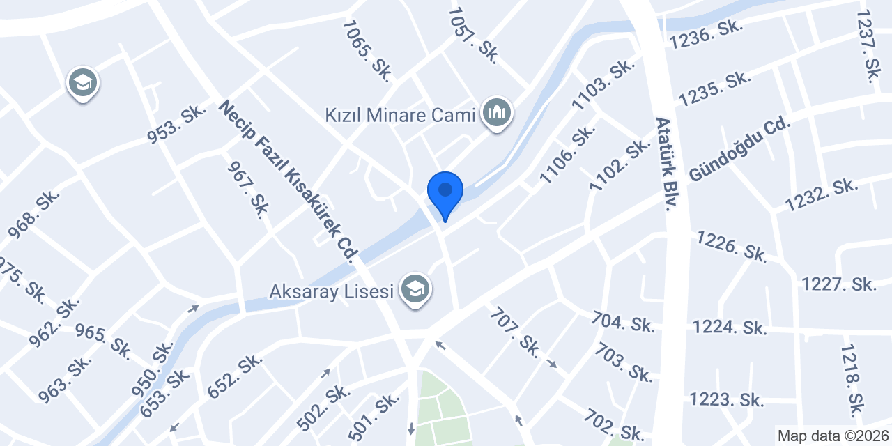 Huzur Taksi konumu