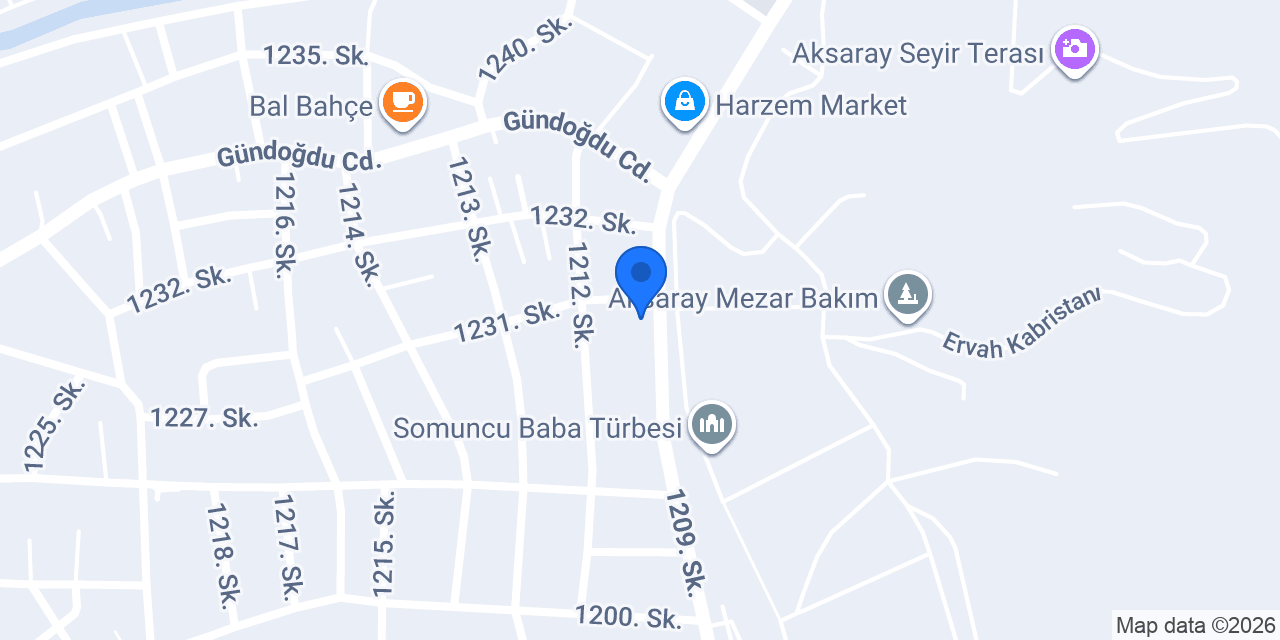 Somuncu Baba İlim ve Kültür Vakfı konumu