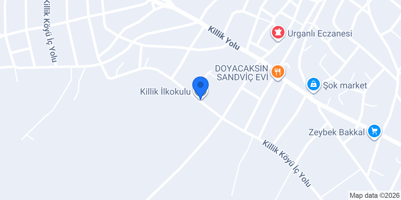 Killik İlkokulu konumu