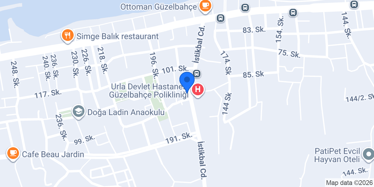 GÜZELBAHÇE EFES OPTİK konumu