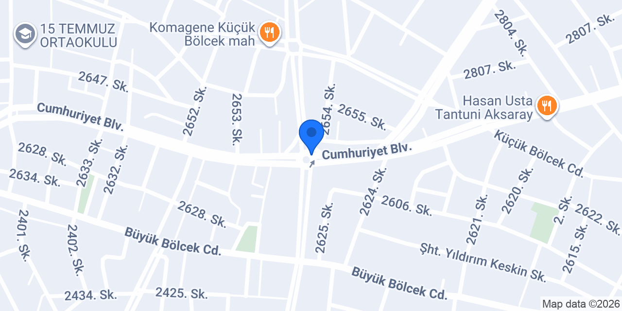 Hisar Yapı konumu