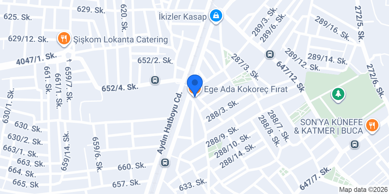 Ege Ada Kokoreç Fırat konumu