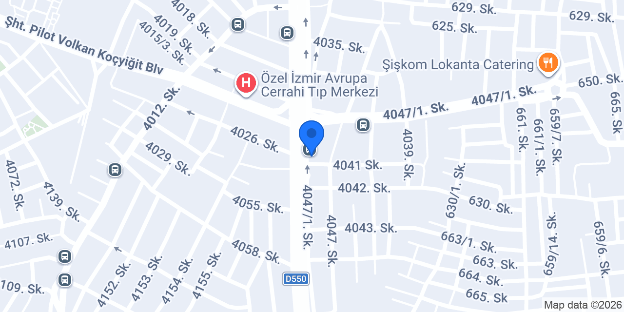 Anadolubank Karabağlar Şubesi konumu