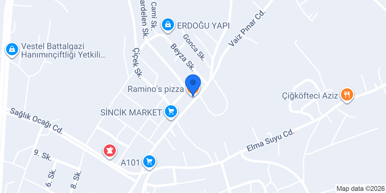 Ramino's pizza konumu