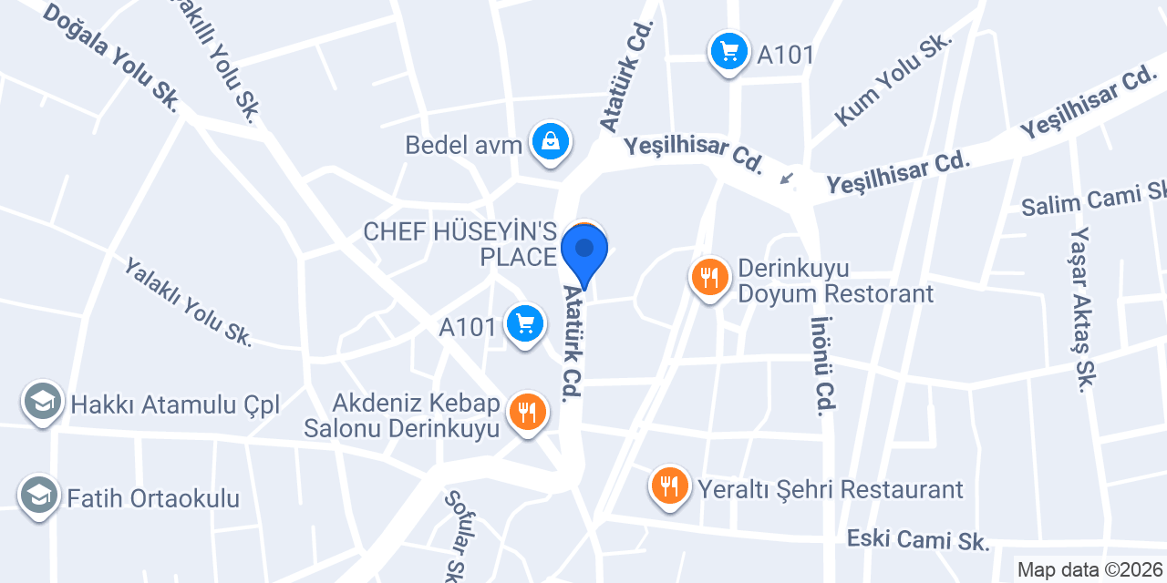 Medaş-derinkuyu konumu