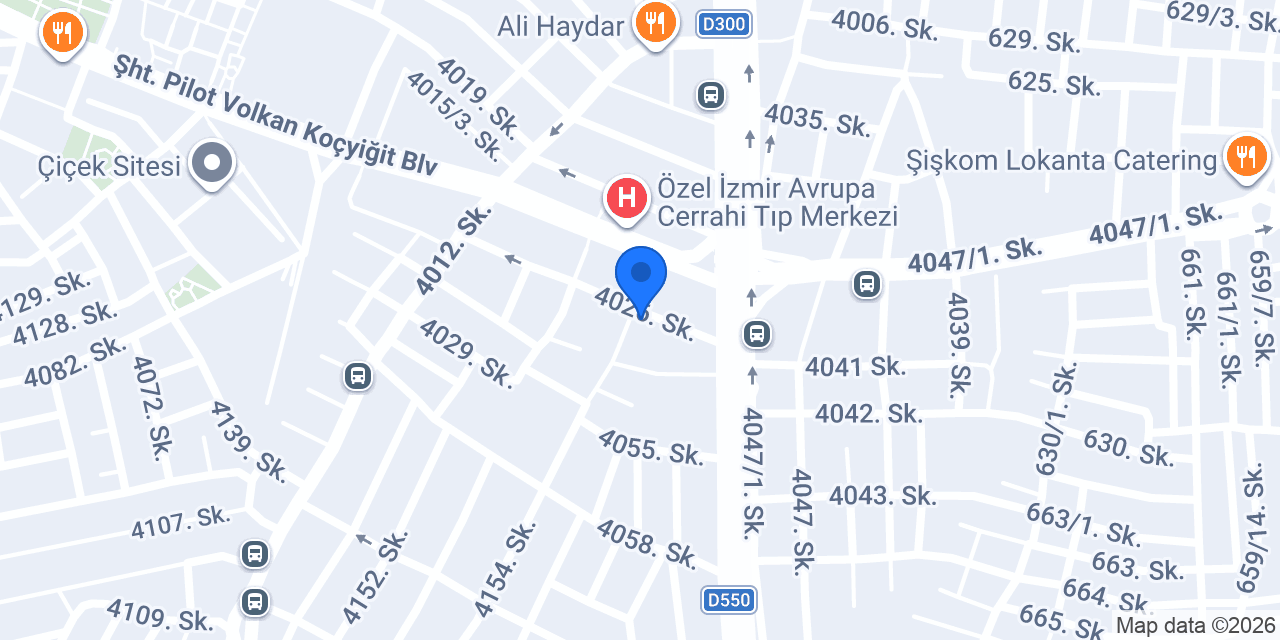 Erteks Tıbbi Tekstil Ürünleri konumu