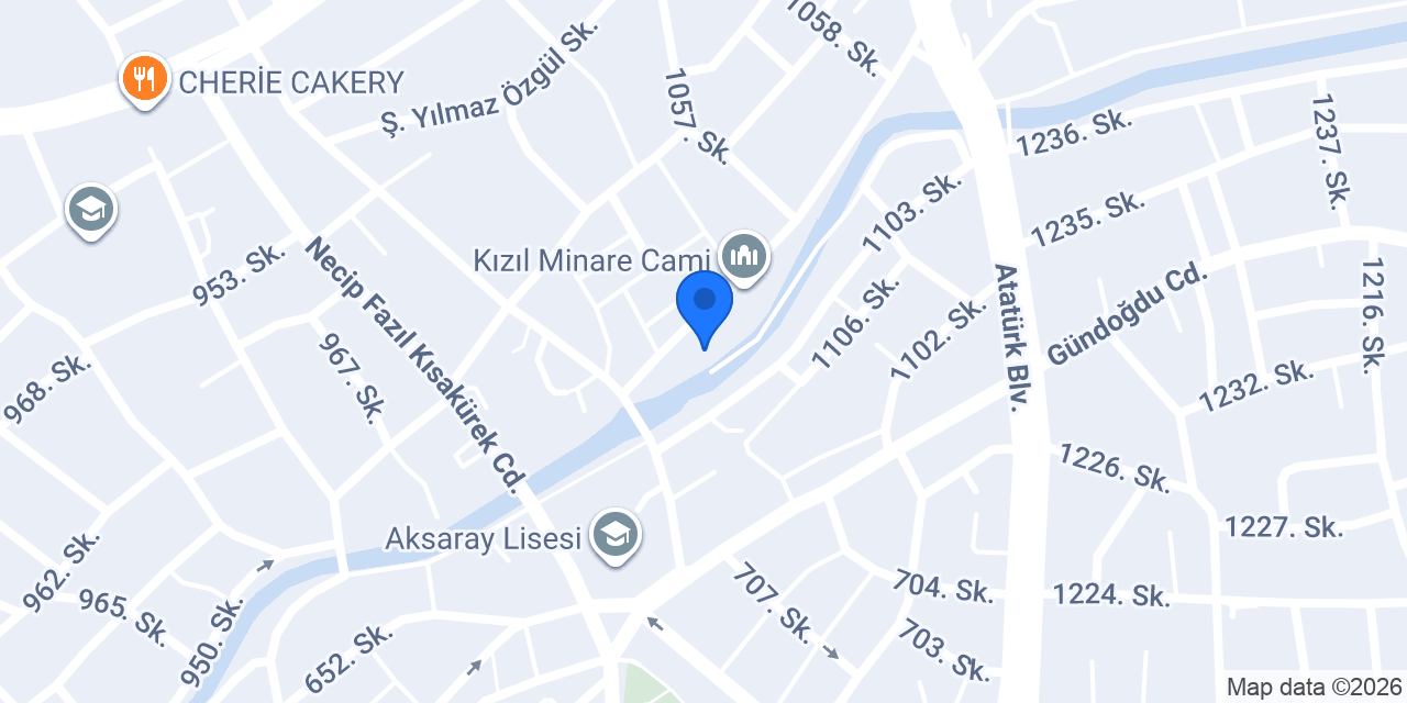 Eğri Minare konumu