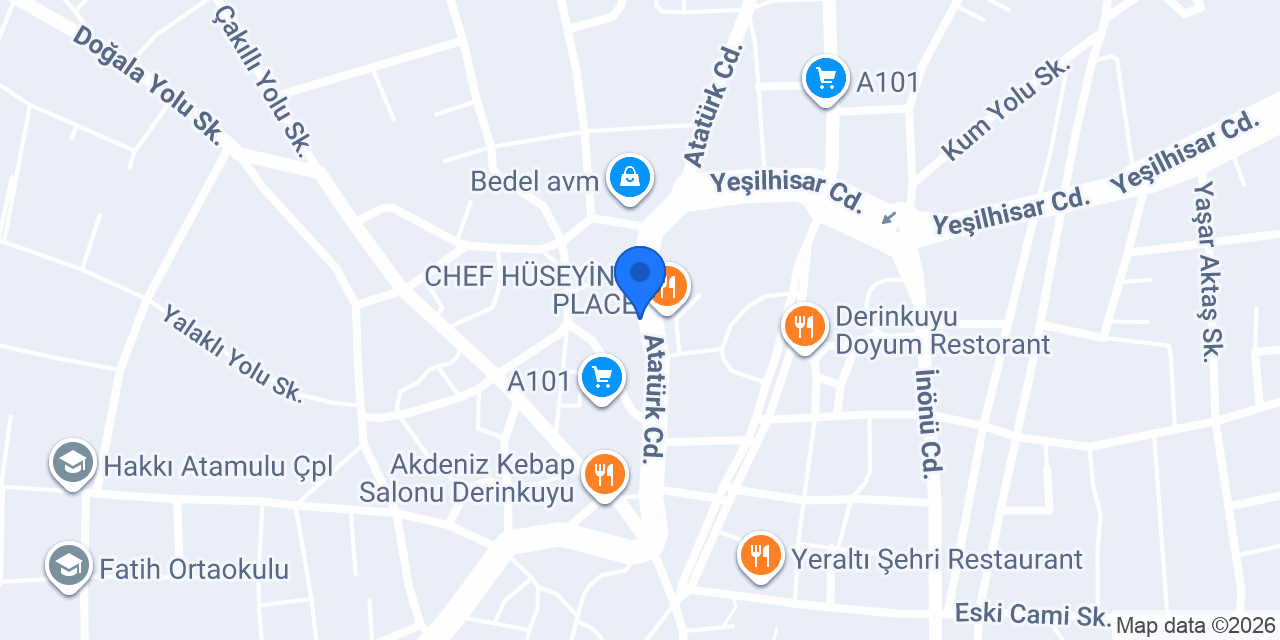 Derinkuyu Noterliği konumu