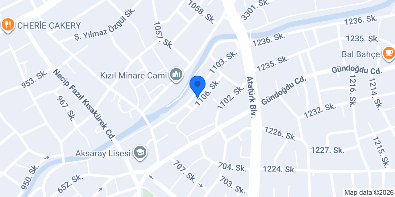 Asude Konağı Aksaray konumu