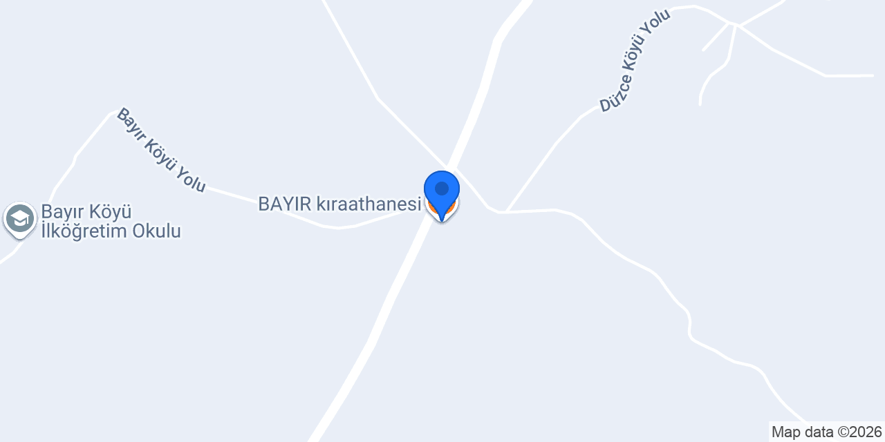 BAYIR kıraathanesi konumu