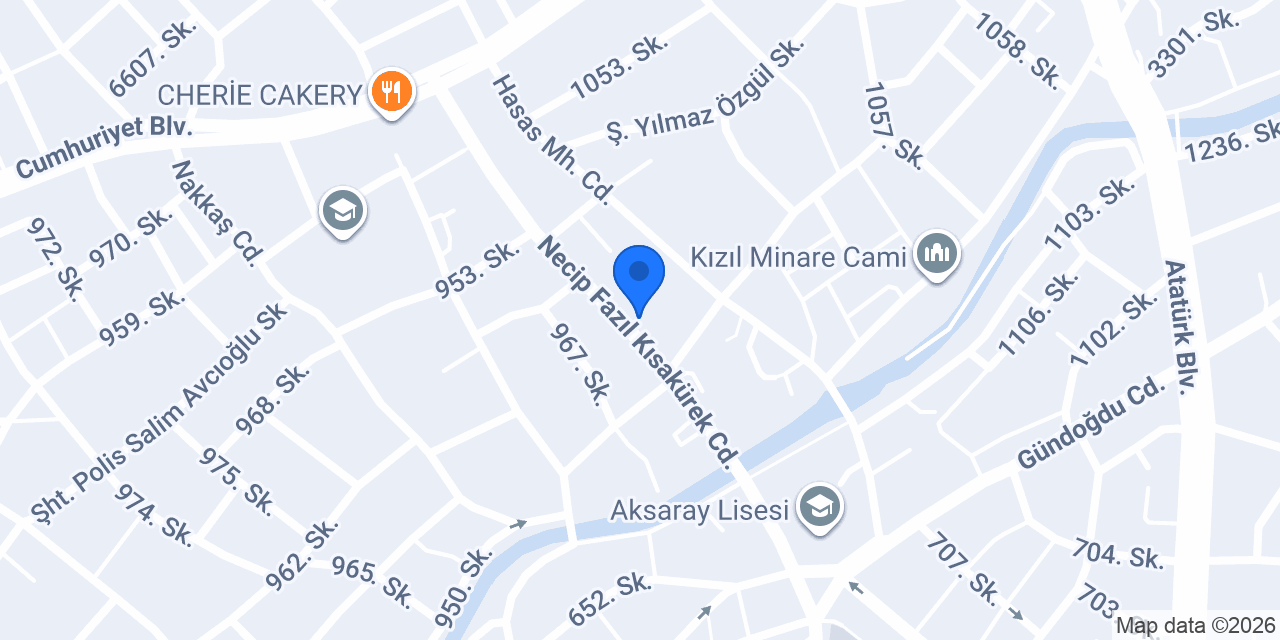Aksaray semt polikliniği konumu