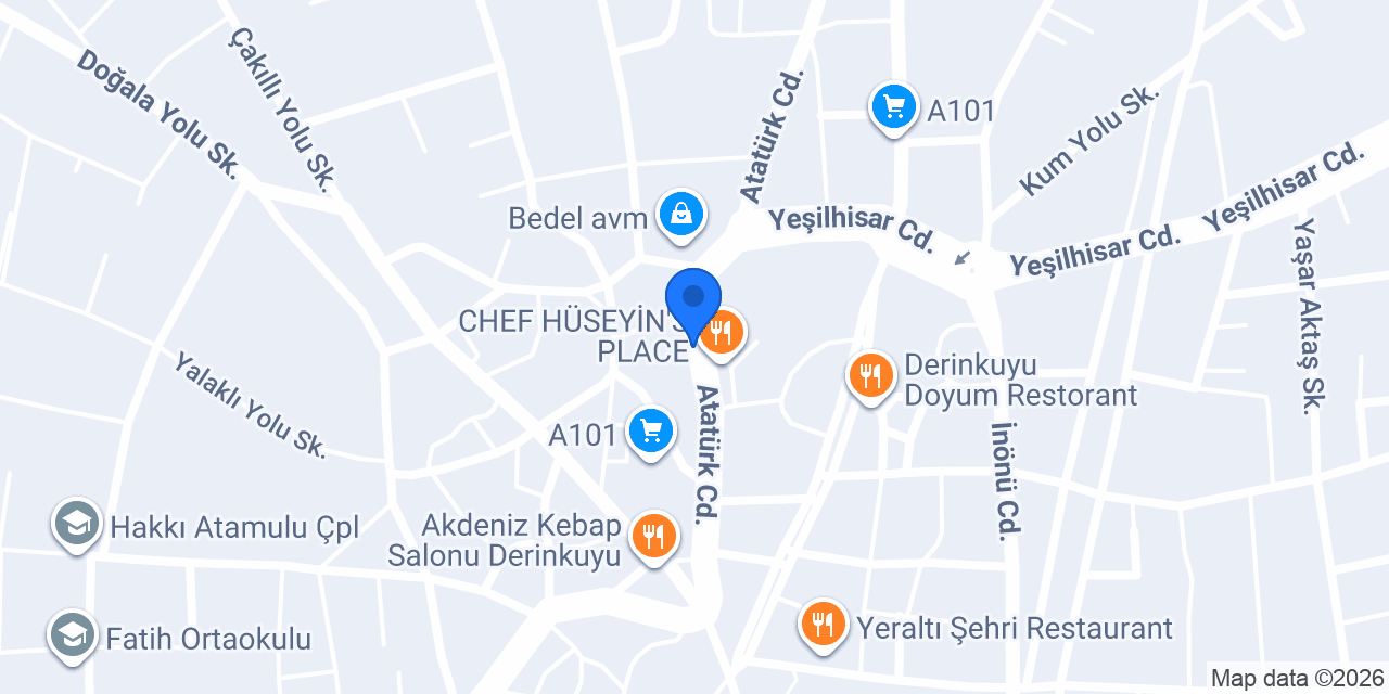 Elit dondurma ve tatlı konumu