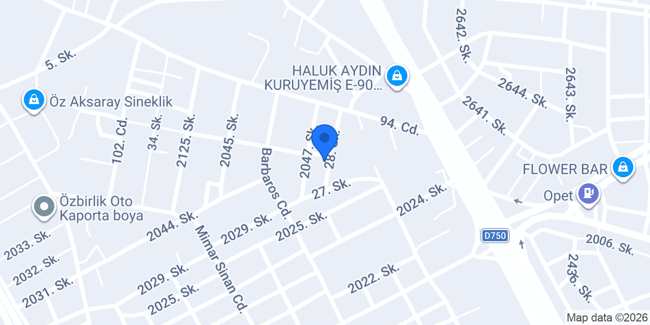 Ak Söve İmalat konumu