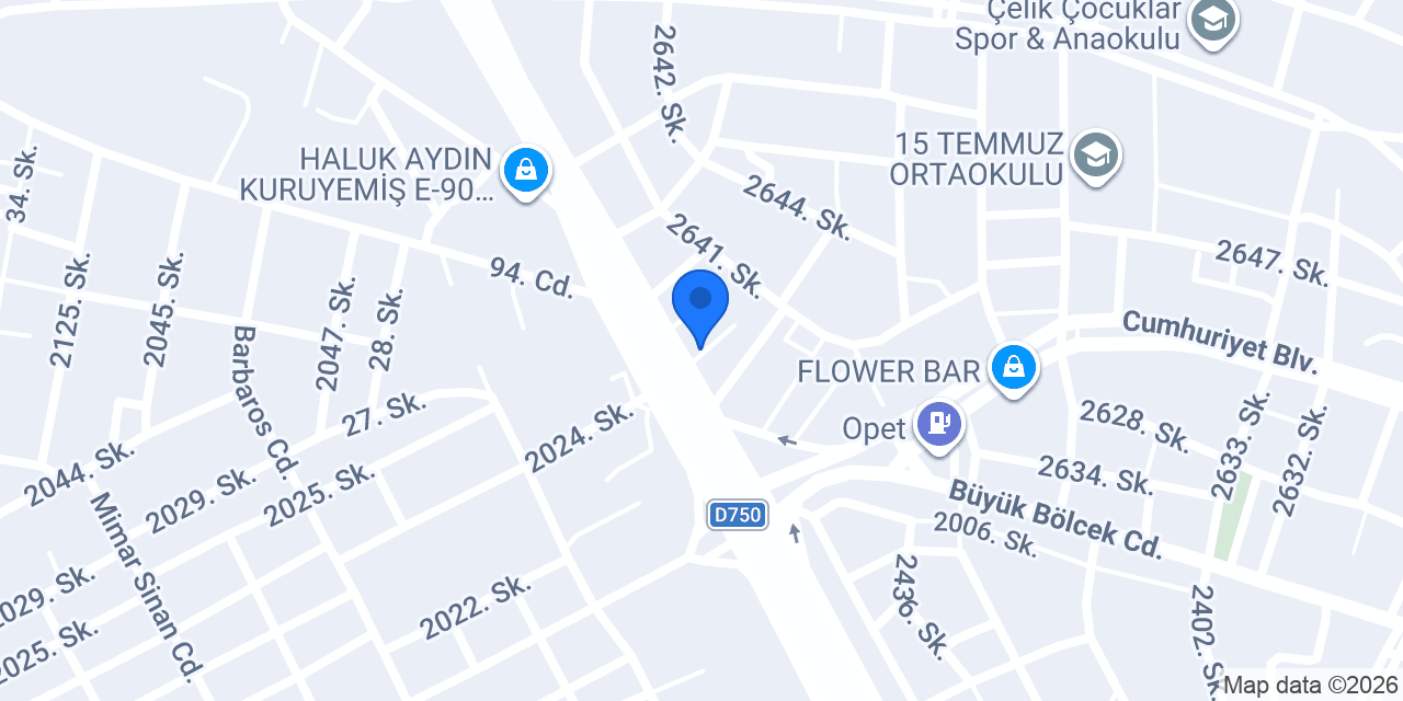 Fısılti kuafor konumu