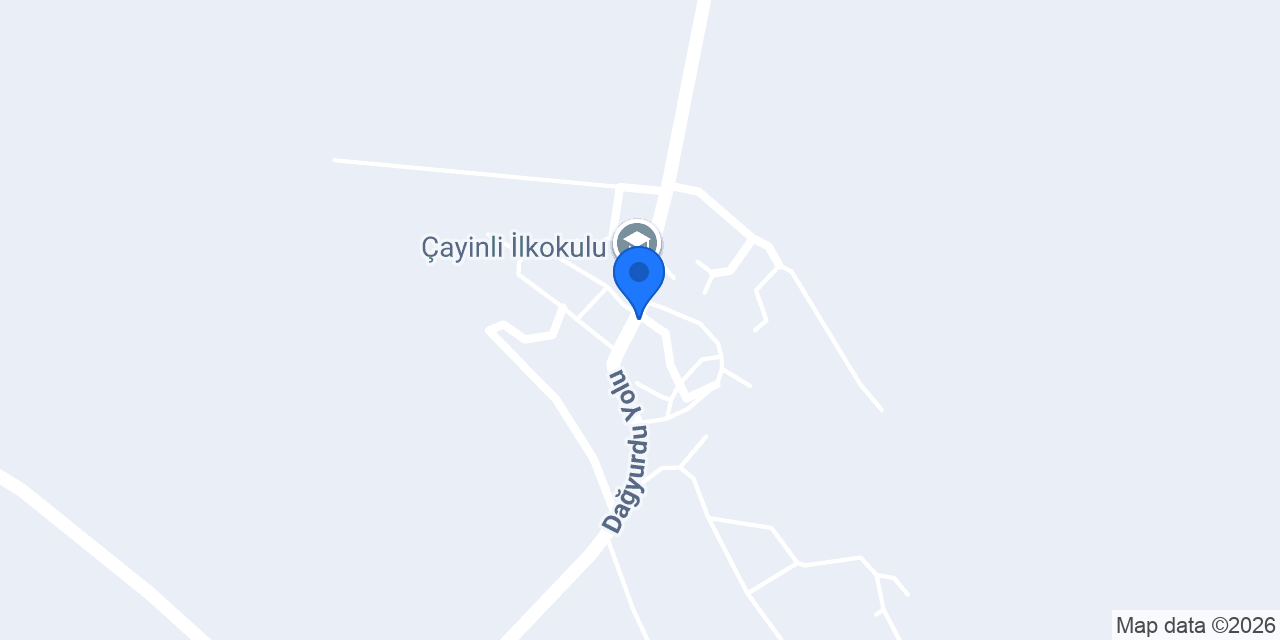 Çayinli Köyü Muhtarlığı konumu