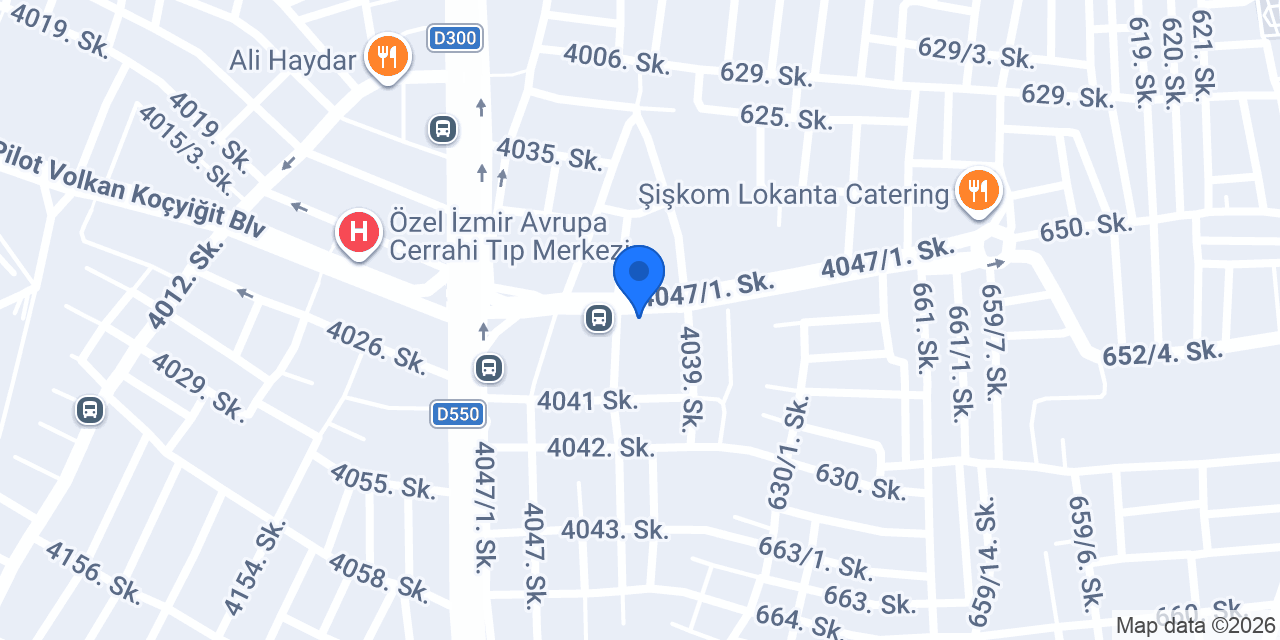 PTT - Karabağlar Posta Dağıtım Merkezi konumu
