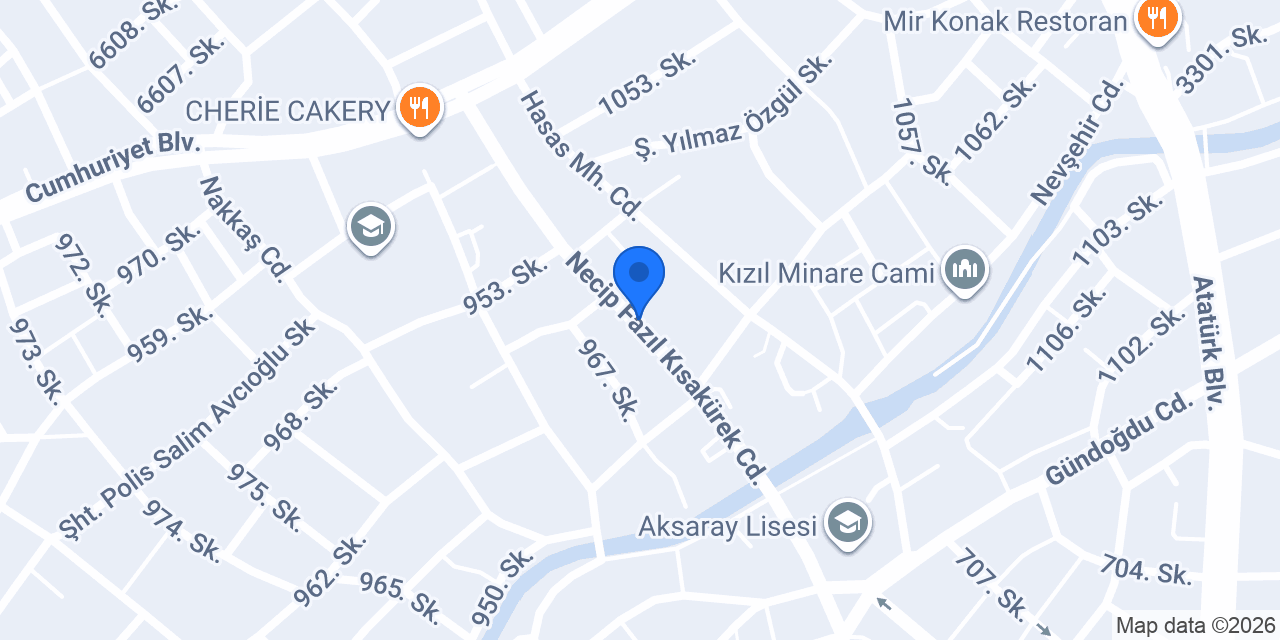 Ak-Ses İşitme Merkezi konumu