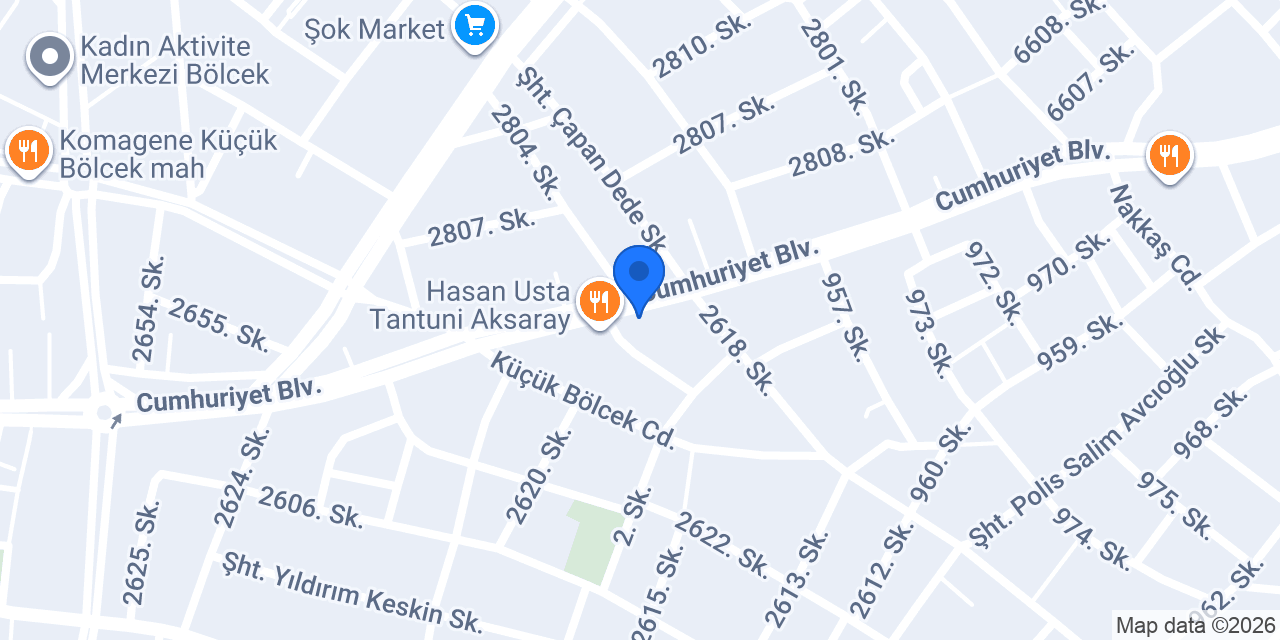 Kasap Ahmet konumu