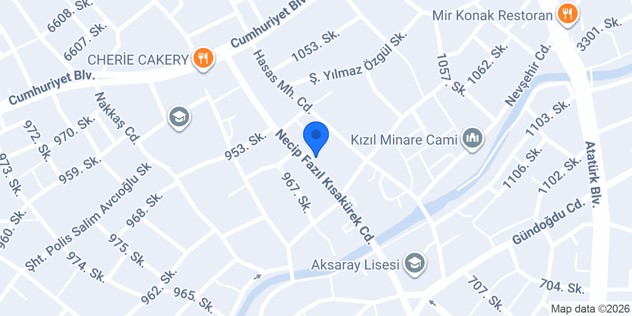 Milenyum Dil Kursu konumu
