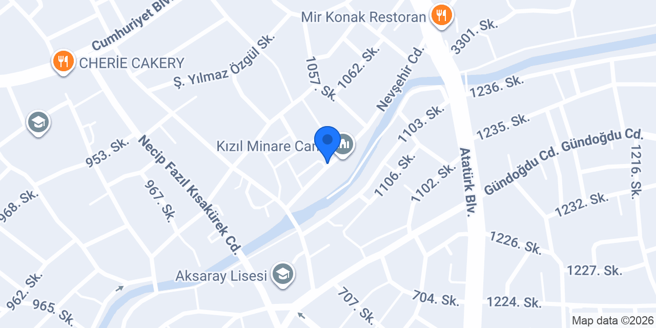 Özgür Pide Salonu konumu