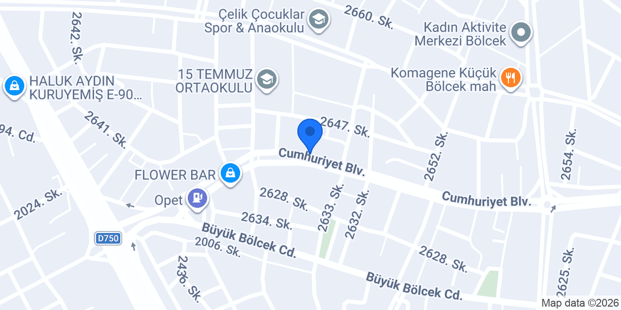 Çağlayan Halı konumu