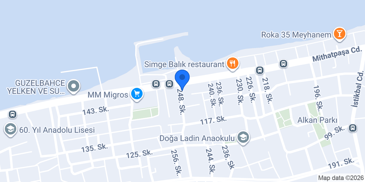 Güzelbahçe Taksi konumu
