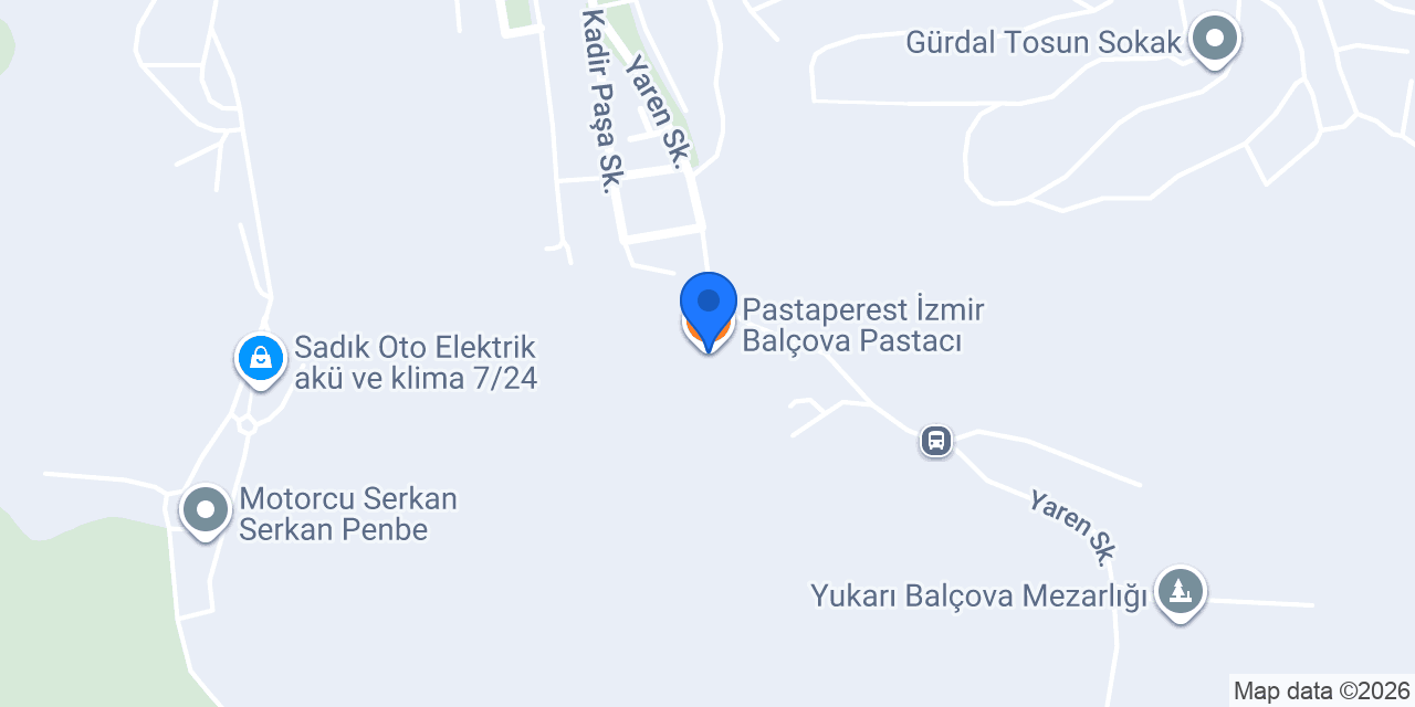 Pastaperest İzmir Balçova Pastacı konumu