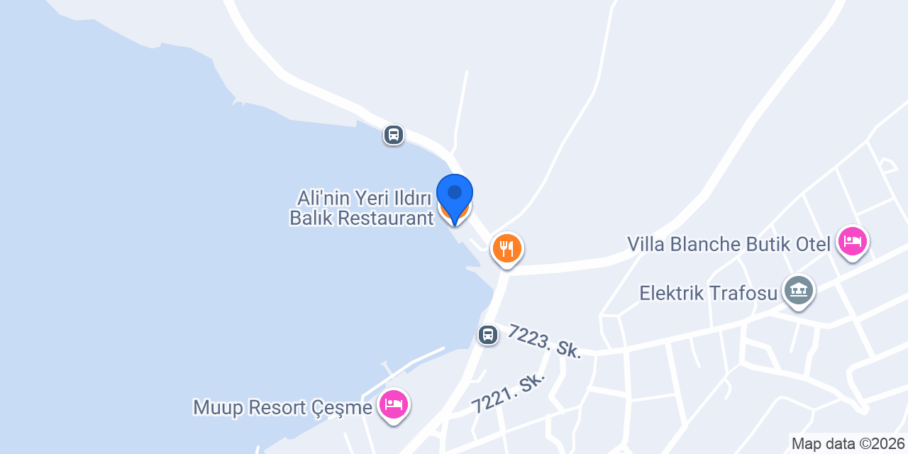 Ali'nin Yeri Ildırı Balık Restaurant konumu
