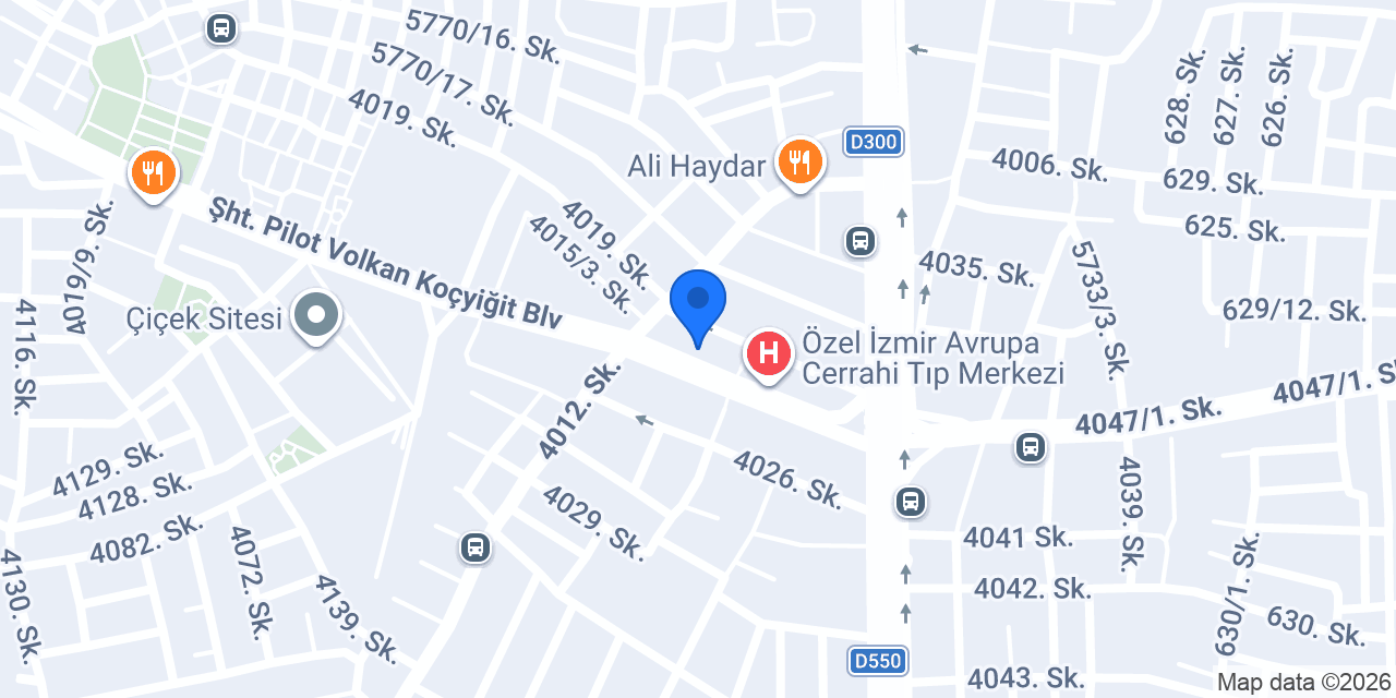 Damla Çiçekçilik konumu