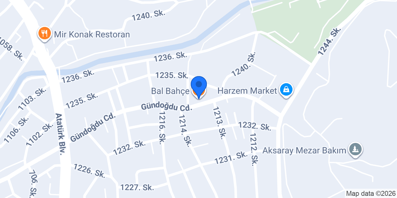 Bal Bahçe konumu