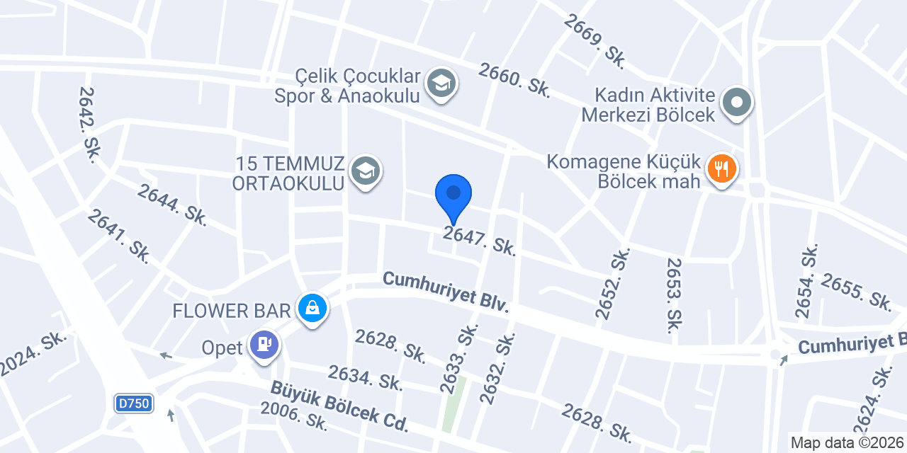 ECZANE AHMET KAMİL konumu
