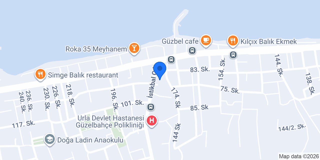 Ptt-güzelbahçe Şubesi konumu