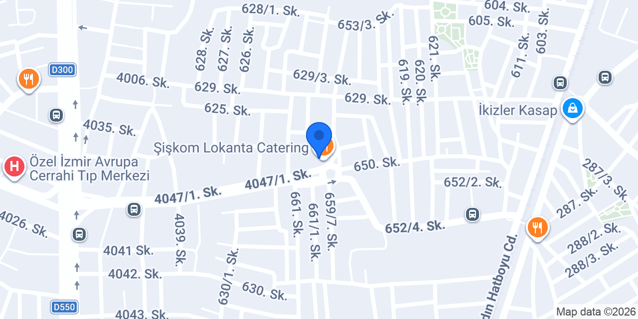 Şişkom Lokanta Catering konumu