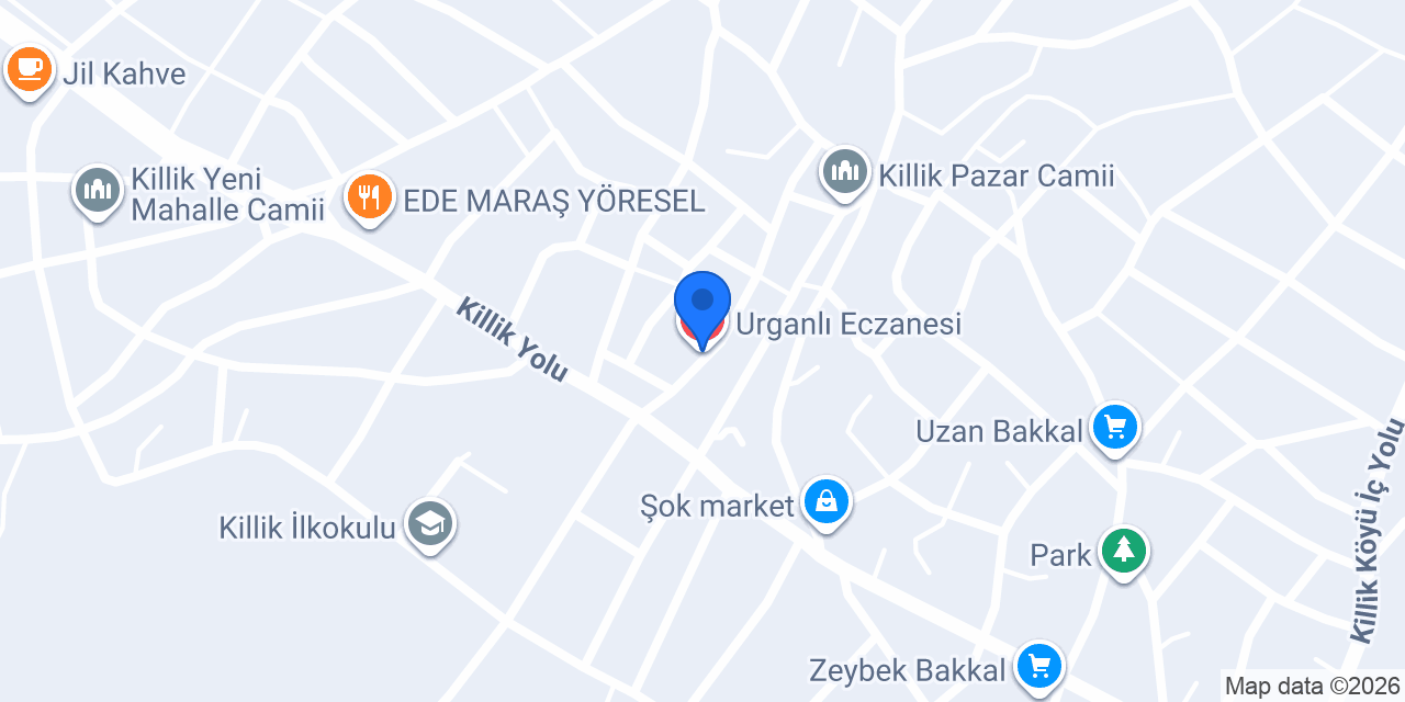 Urganlı Eczanesi konumu