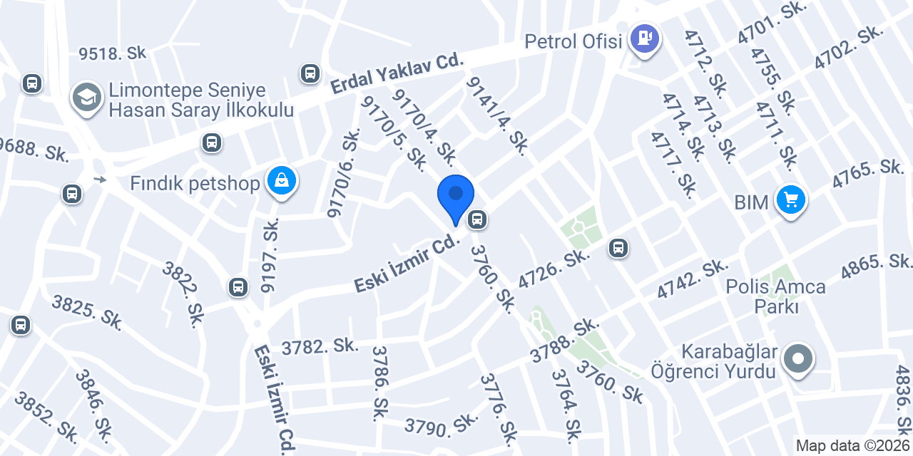 Özdemirler Unlu Mamüller konumu