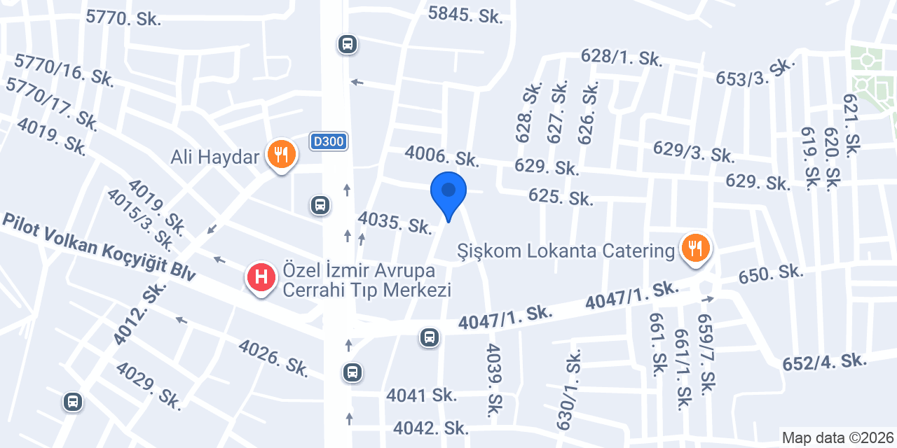 Onur Oto Yedek Parça konumu