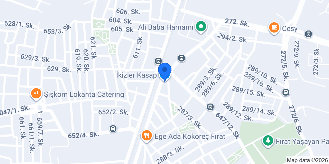 İkizler Kasap konumu